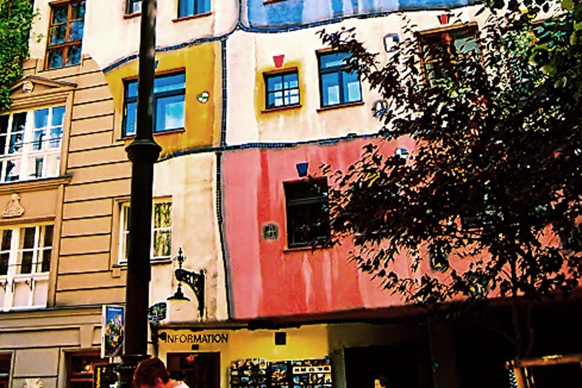 Großstadtdschungel Wien - grüne Wände