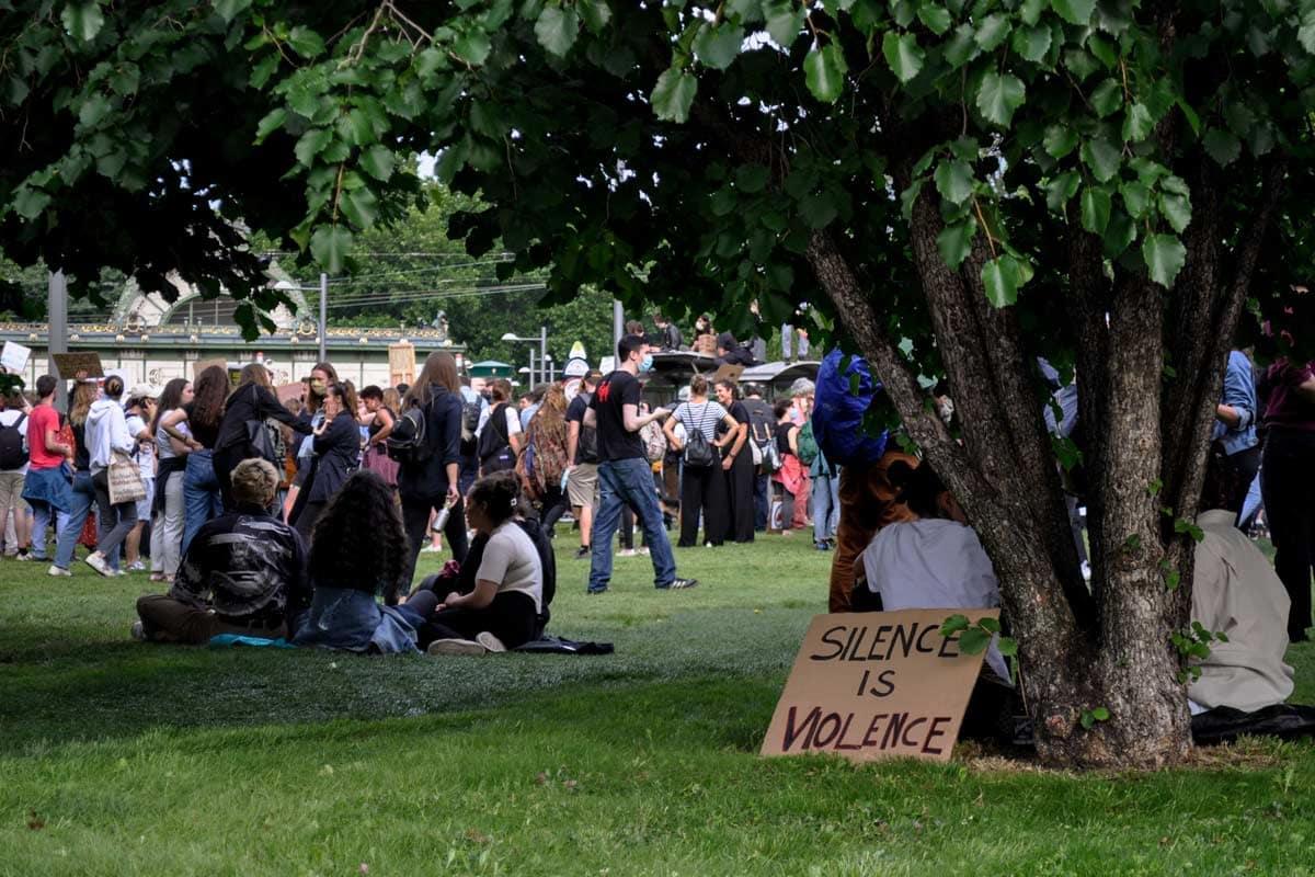 Demo Wien #blacklivesmatter