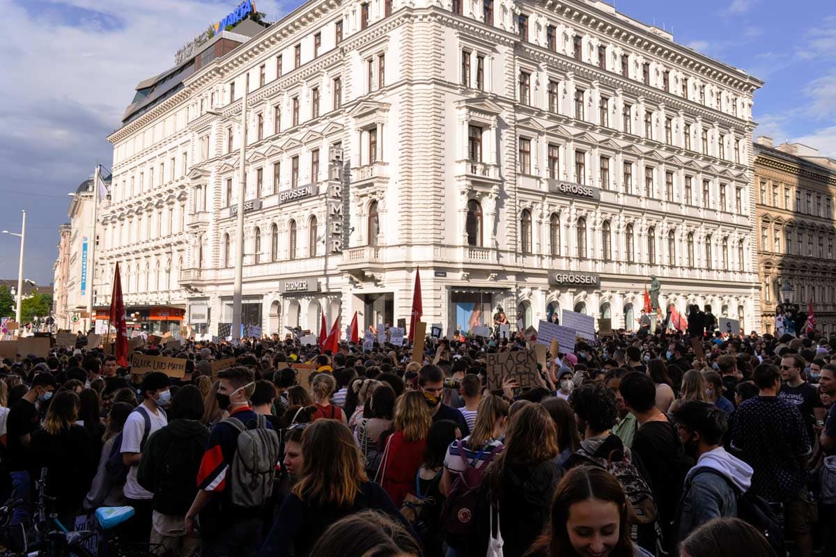 Demo Wien #blacklivesmatter