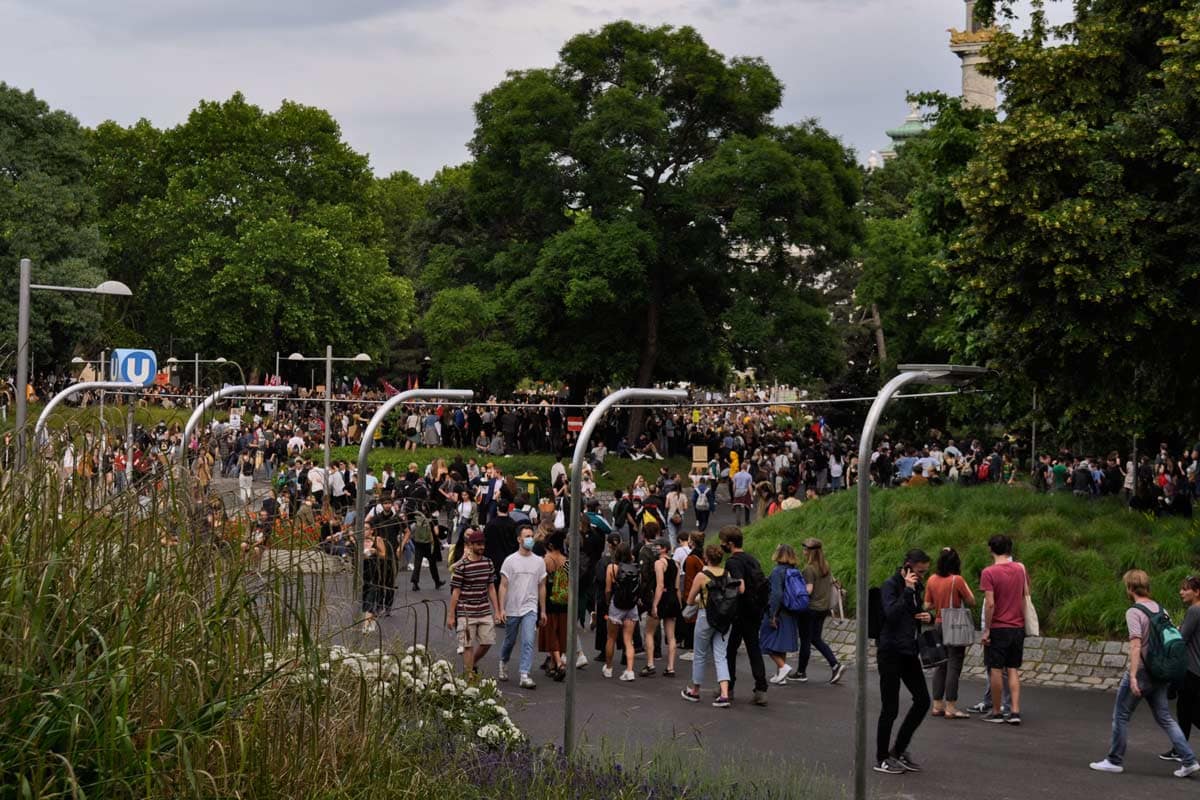 Demo Wien #blacklivesmatter