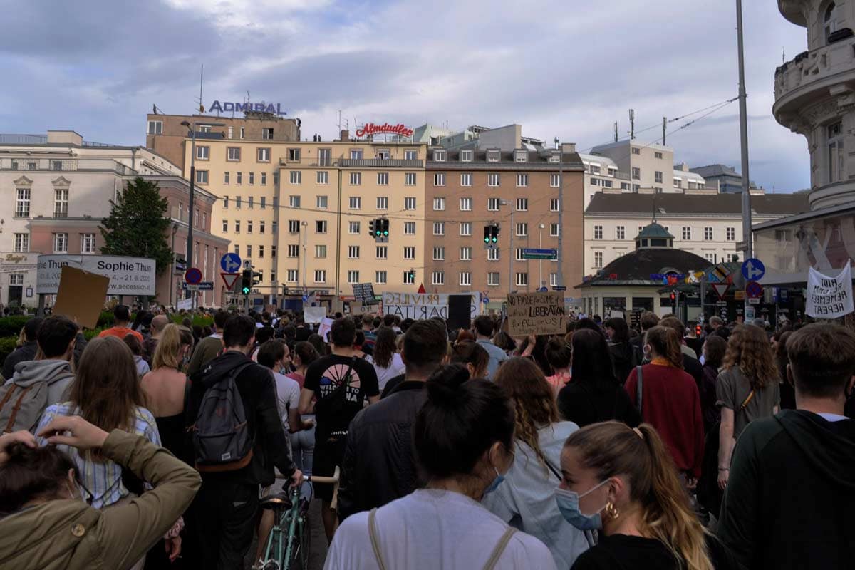 Demo Wien #blacklivesmatter