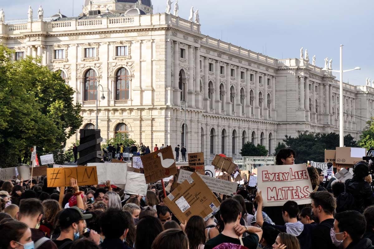 Demo Wien #blacklivesmatter