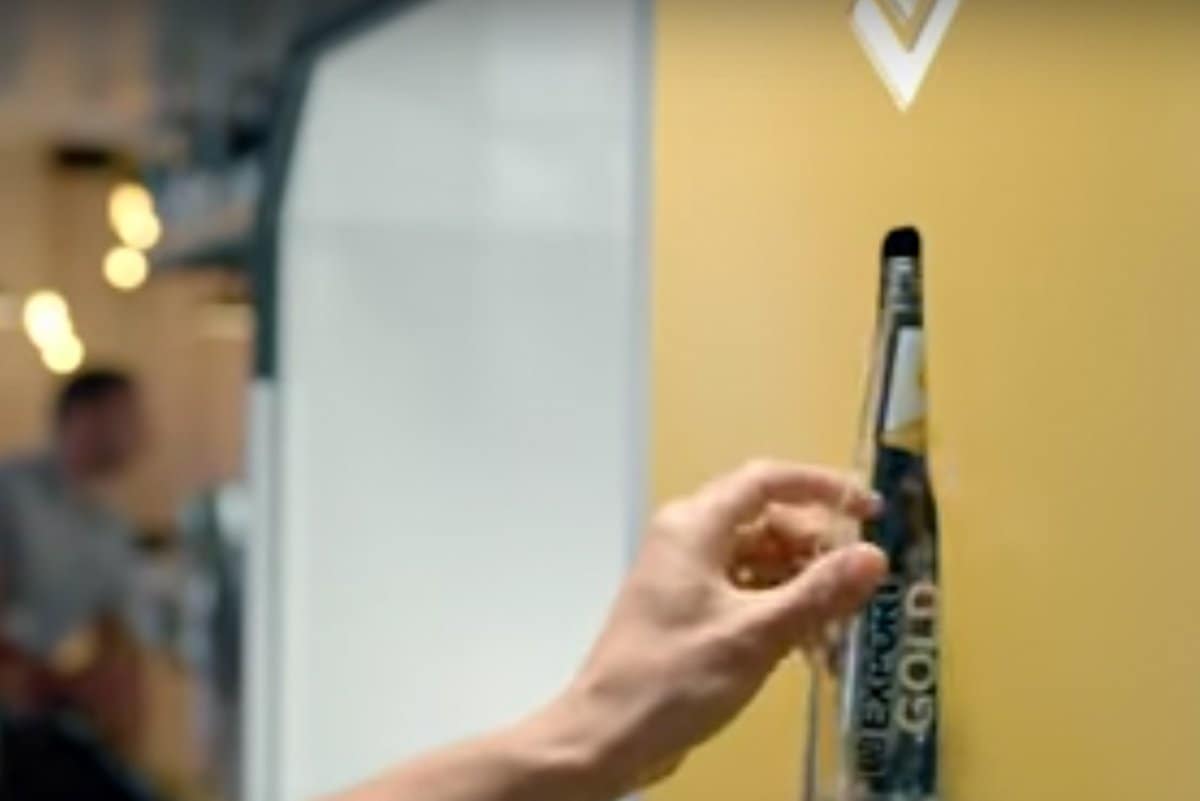 Sand aus Bierflaschen